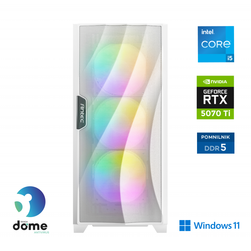 ANNI računalnik Gamer Extreme i5-14400F RTX 5070 Ti 32GB