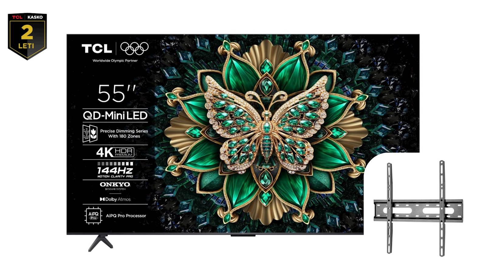 4K TV TCL 55C61K + nosilec