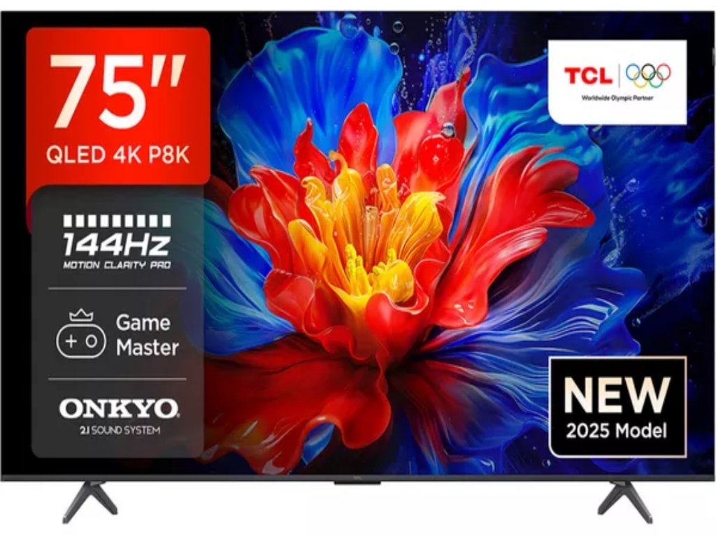 8K TV TCL 75P8K UHD QLED