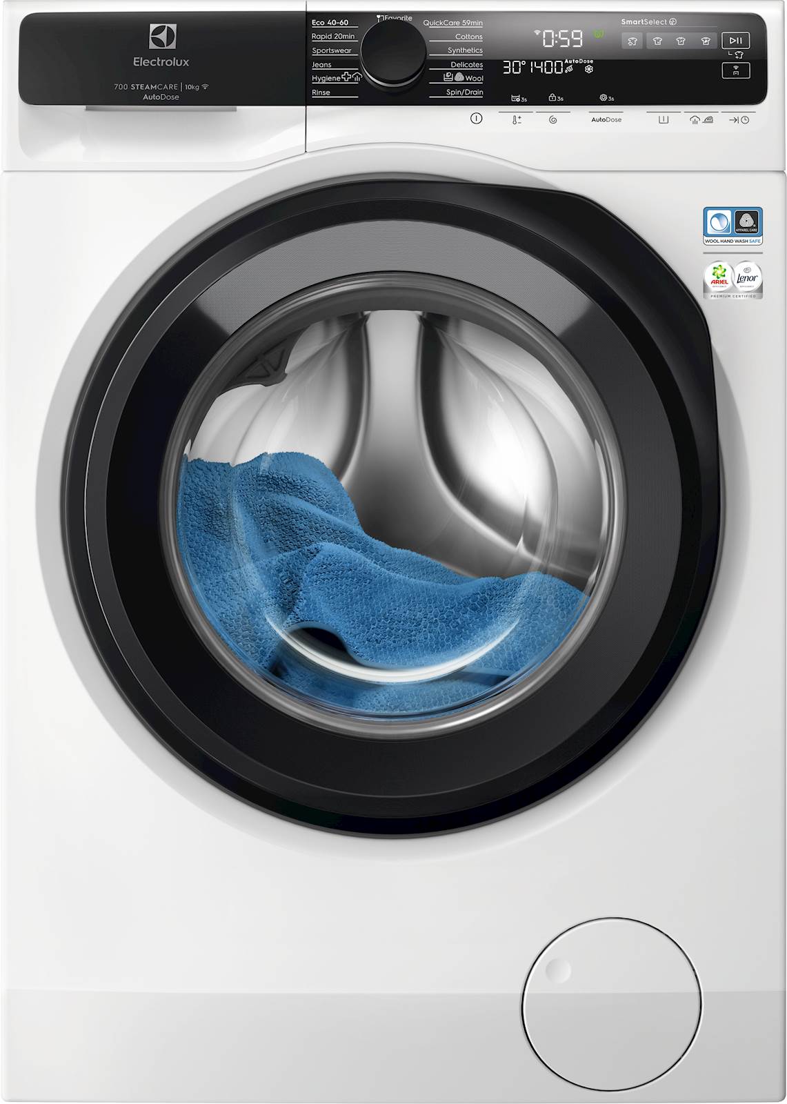 Pralni stroj Electrolux EW7F5412ACE AutoDose WiFi 10 kg