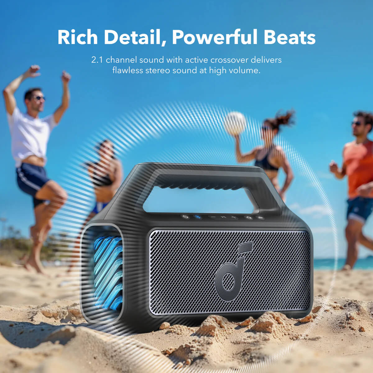 Anker prenosni bluetooth zvočnik Soundcore BOOM 2 črn