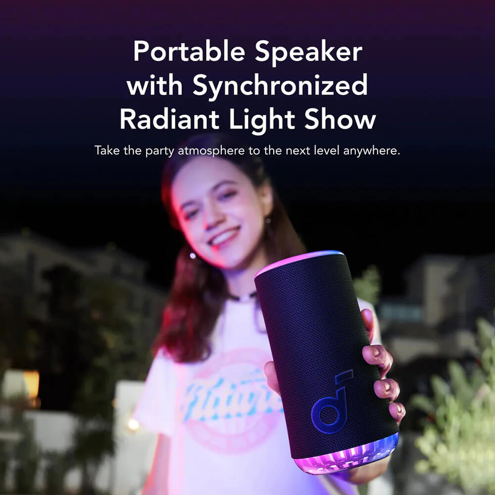 Anker prenosni bluetooth zvočnik Soundcore Glow črna