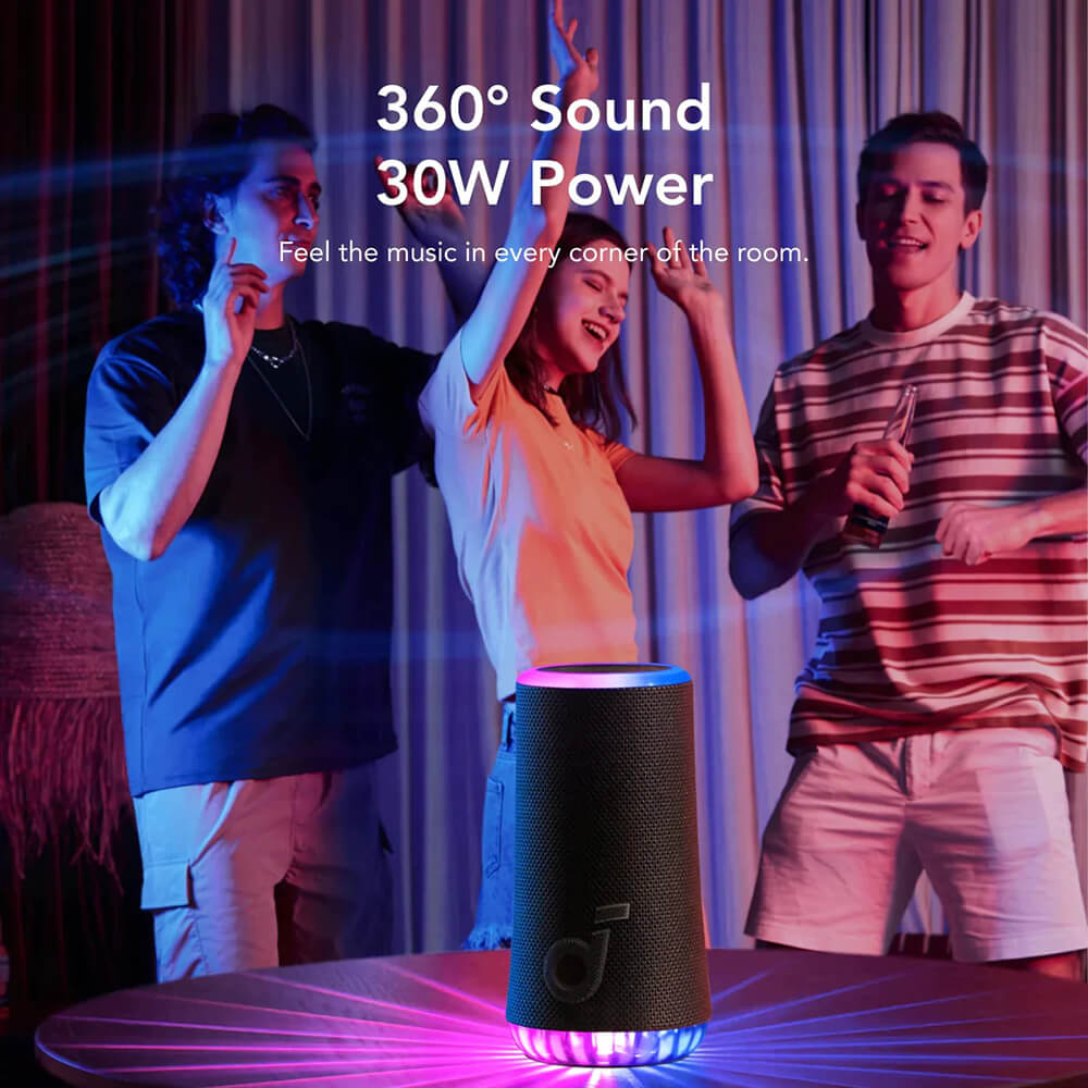 Anker prenosni bluetooth zvočnik Soundcore Glow črna