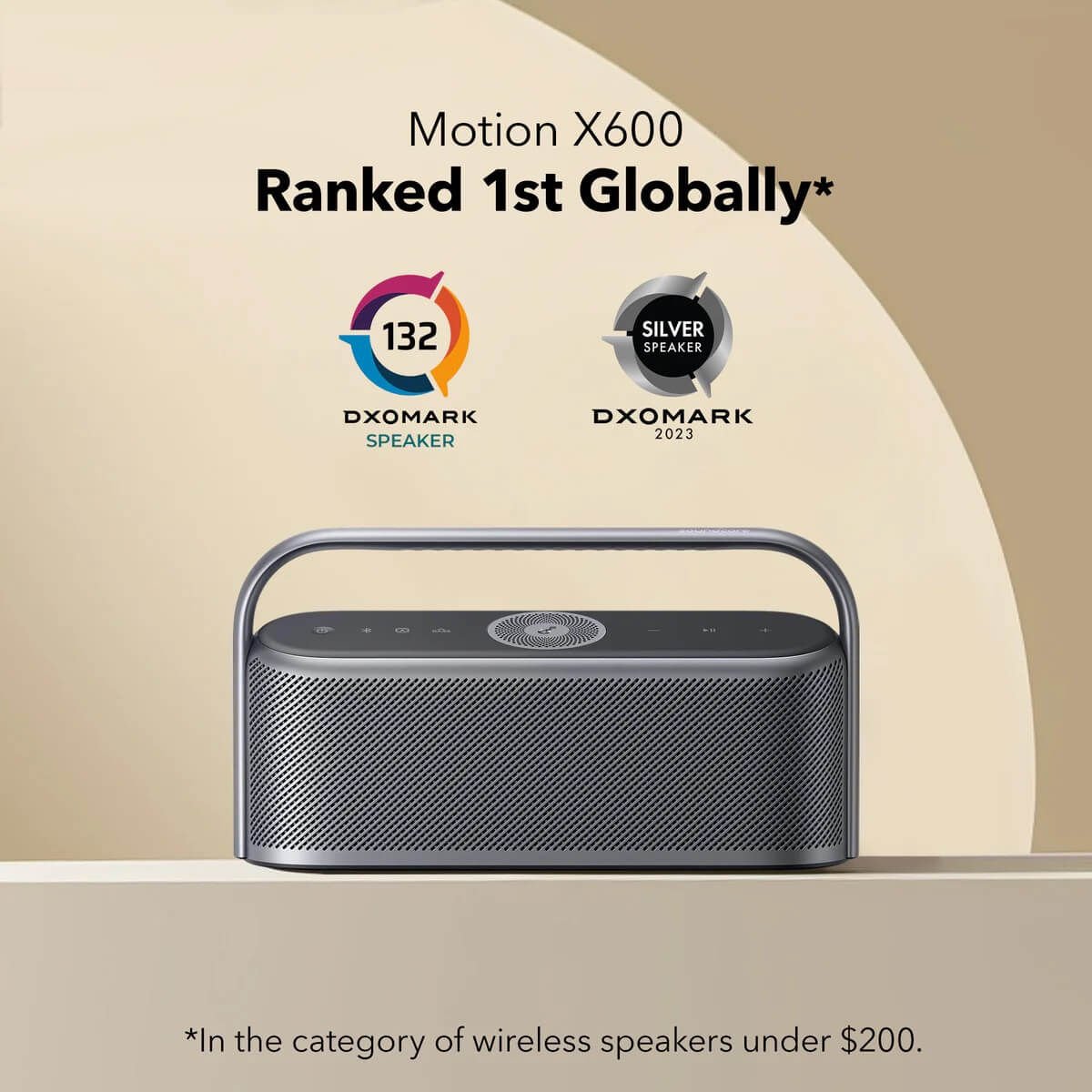 Anker prenosni bluetooth zvočnik Motion X600 črn