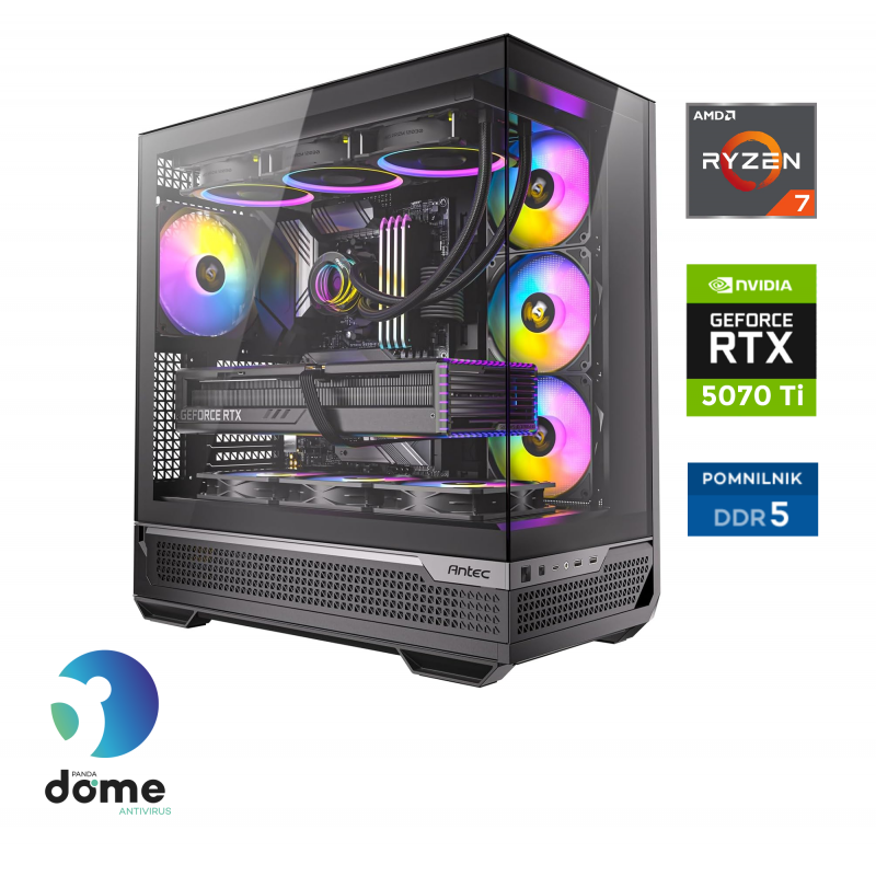 ANNI računalnik Gamer Elite R7 7800X3D RTX 5070 Ti 64GB