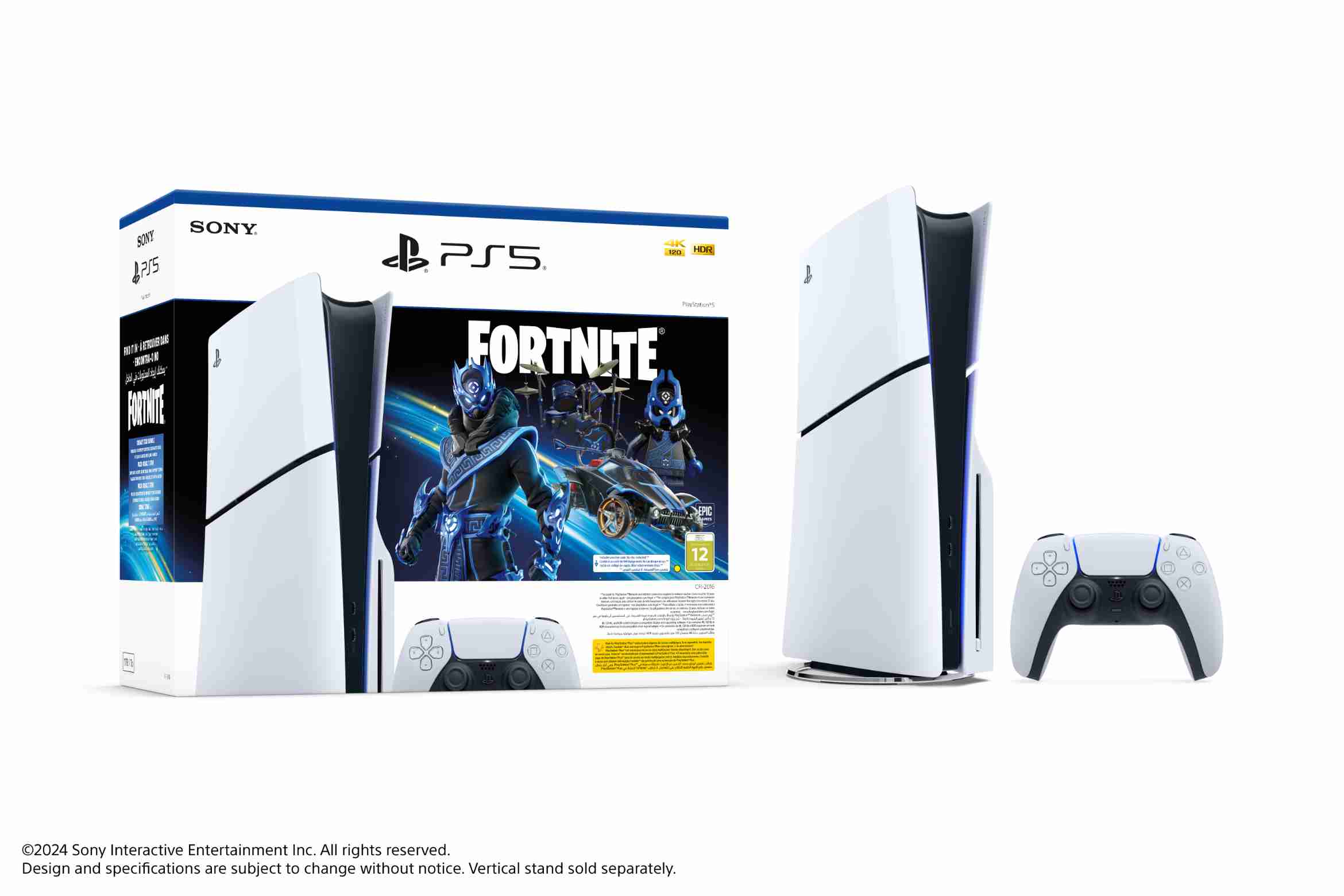 Igralna konzola PlayStation PS5 Slim D Chassis + igra Fortnite