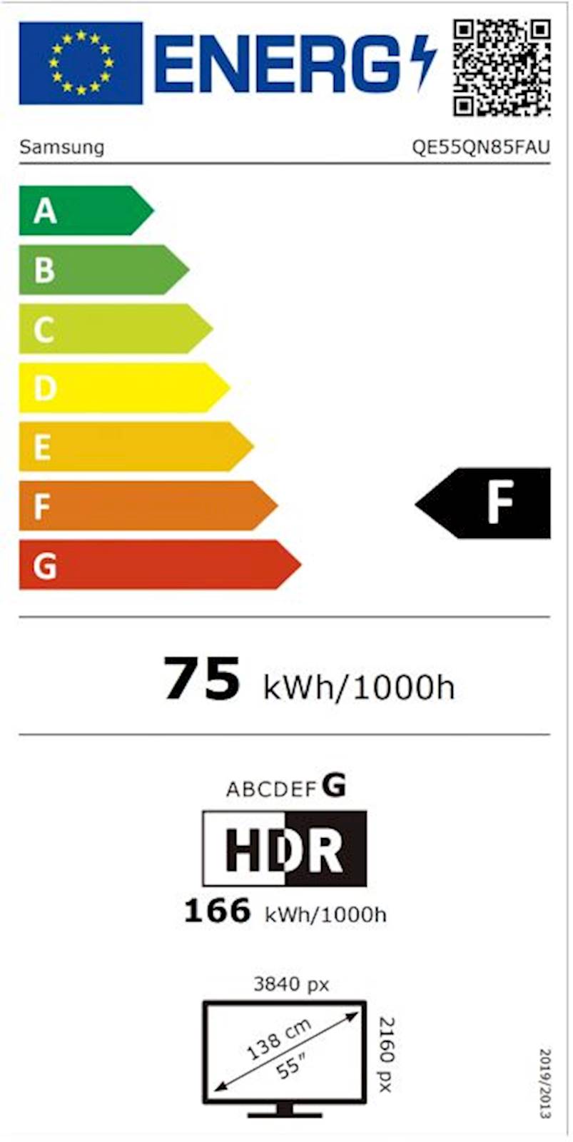 4K TV Samsung QE55QN85FAUXXH 55"