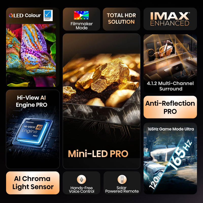4K TV Hisense ULED Mini LED 65U8Q