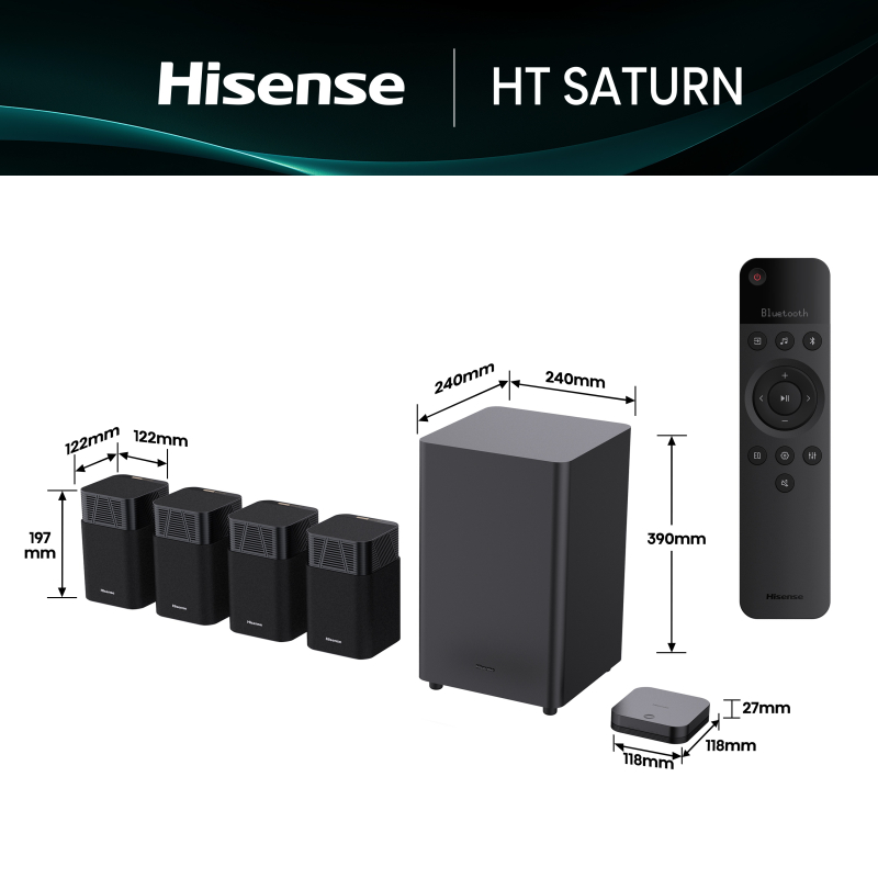 Soundbar Hisense HT SATURN