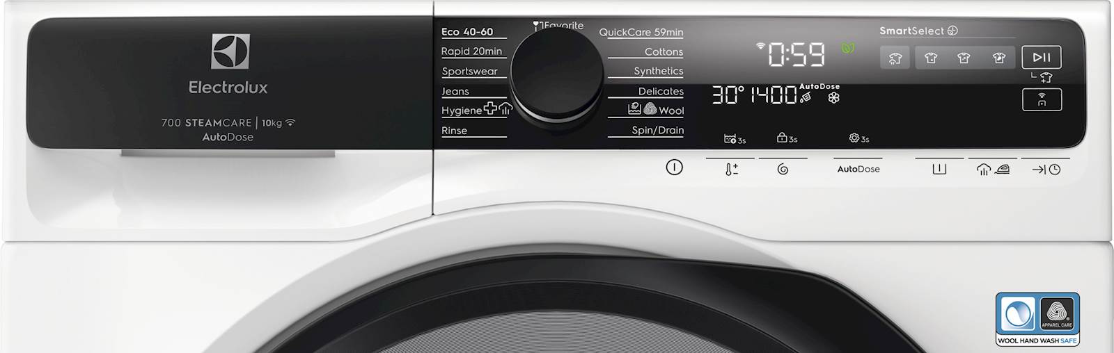 Pralni stroj Electrolux EW7F5412ACE in grelnik ECH/AT-2000 3AI-W 10 kg