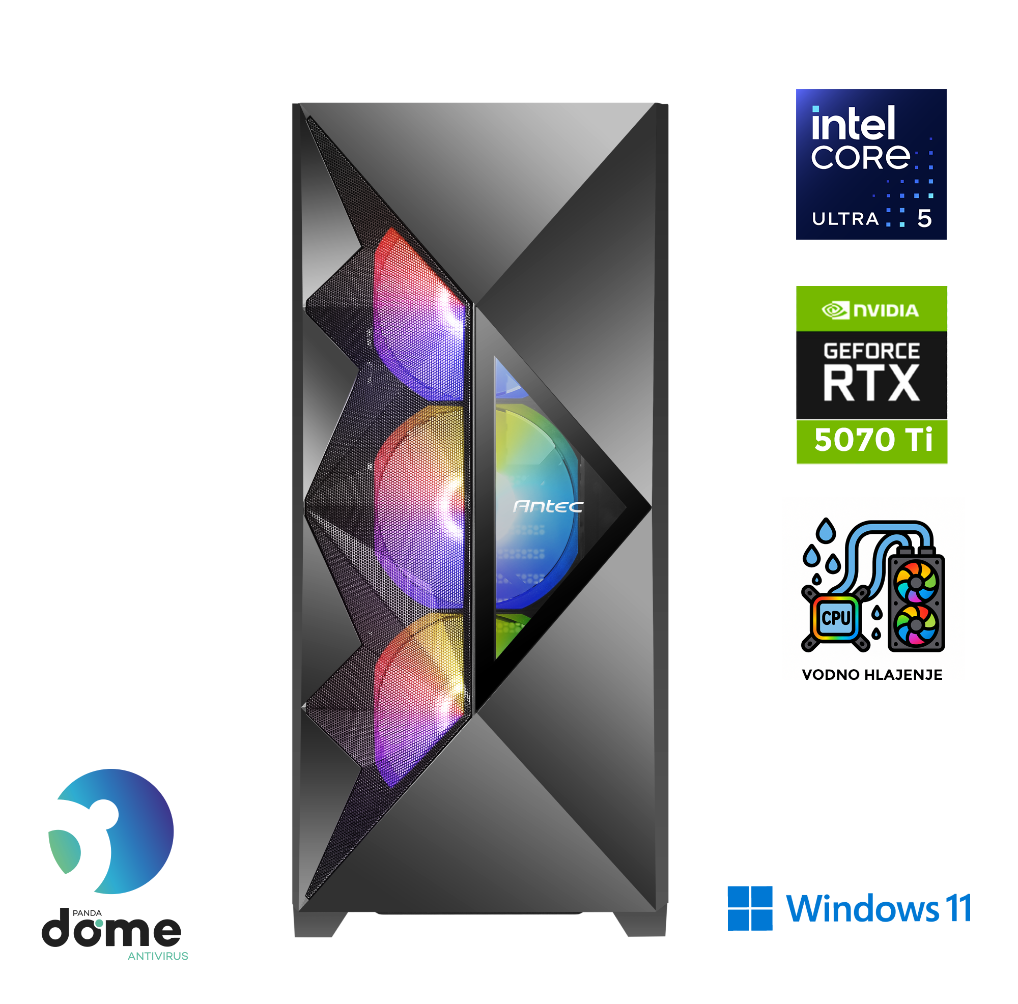 Anni računalnik Gamer Extreme Ultra Intel Core Ultra 5-245KF RTX 5070 Ti 32 GB