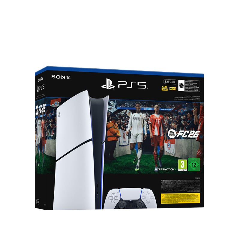 Igralna konzola Sony PlayStation 5 Slim Digital + EA FC26