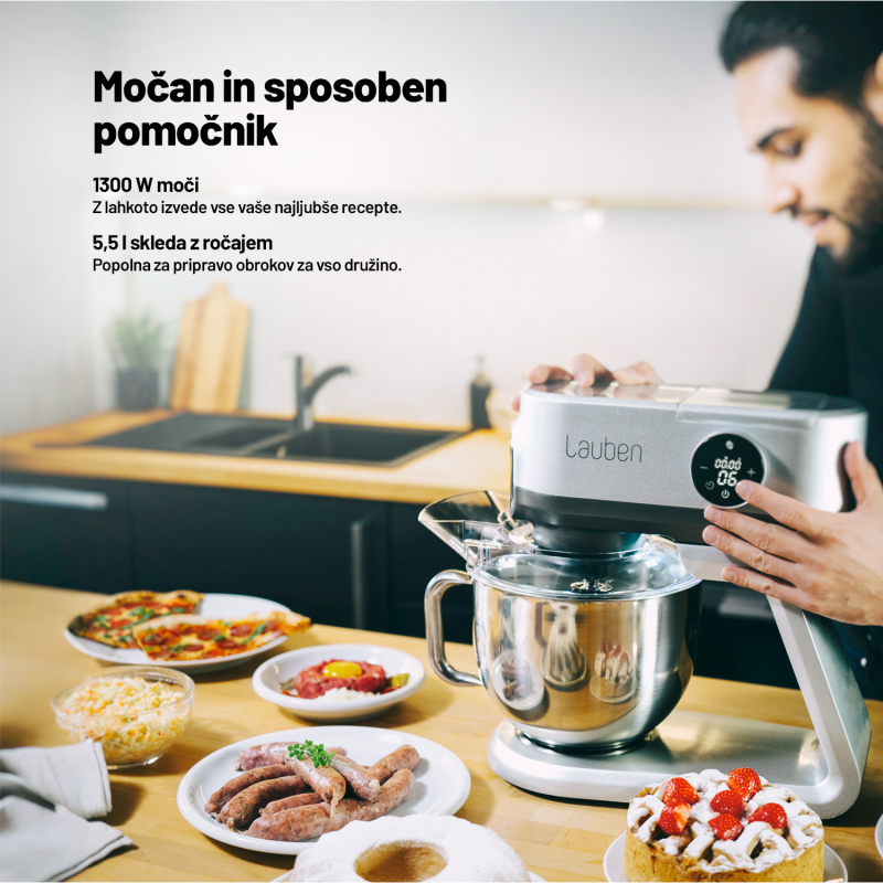 Kuhinjski robot Lauben LBSMMKM1300SA