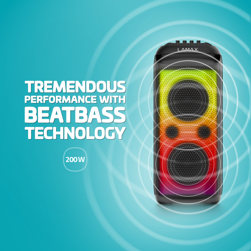 Lamax zvočnik LXPSMPK1MXNBA črna