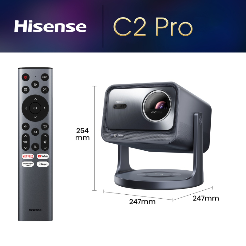 Hisense pametni projektor C2 PRO 4K