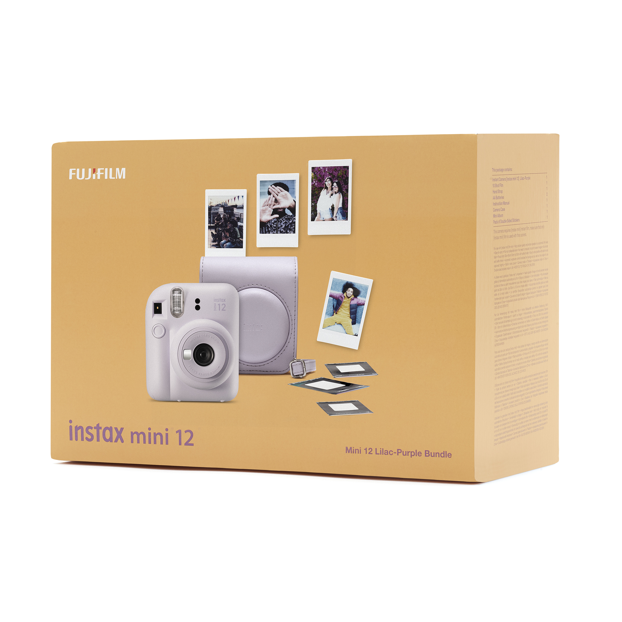 Instax by Fujifilm fotoaparat MINI 12 lilac purple bundle