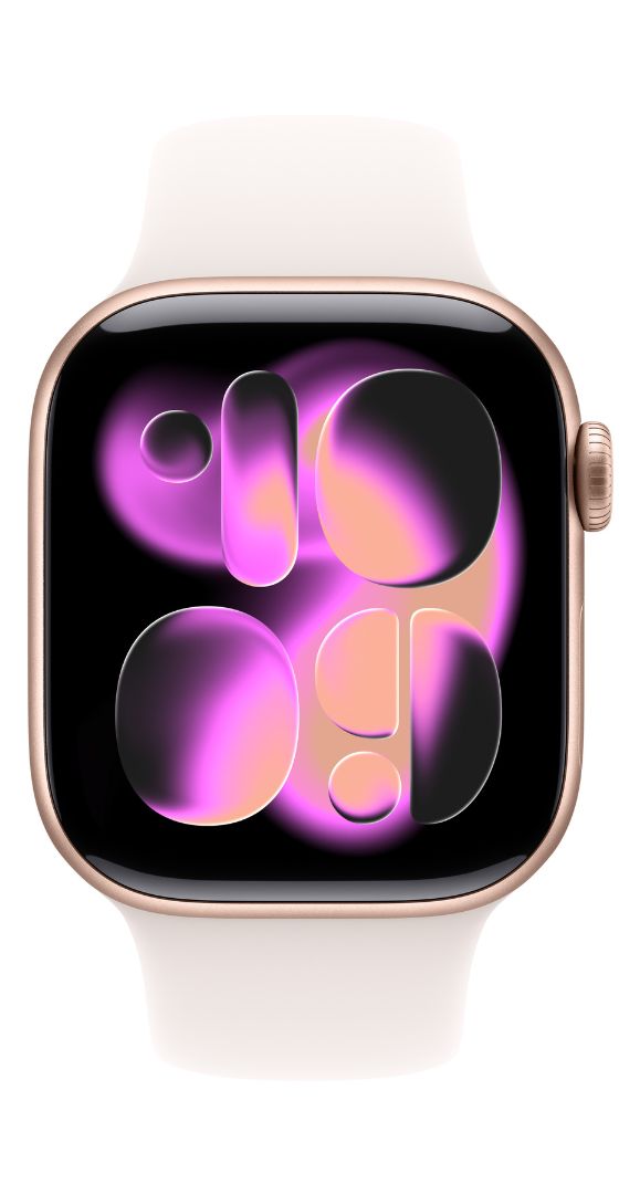 Apple Watch Series 11, 42mm, Rose gold, cellular LTE, športni pašček