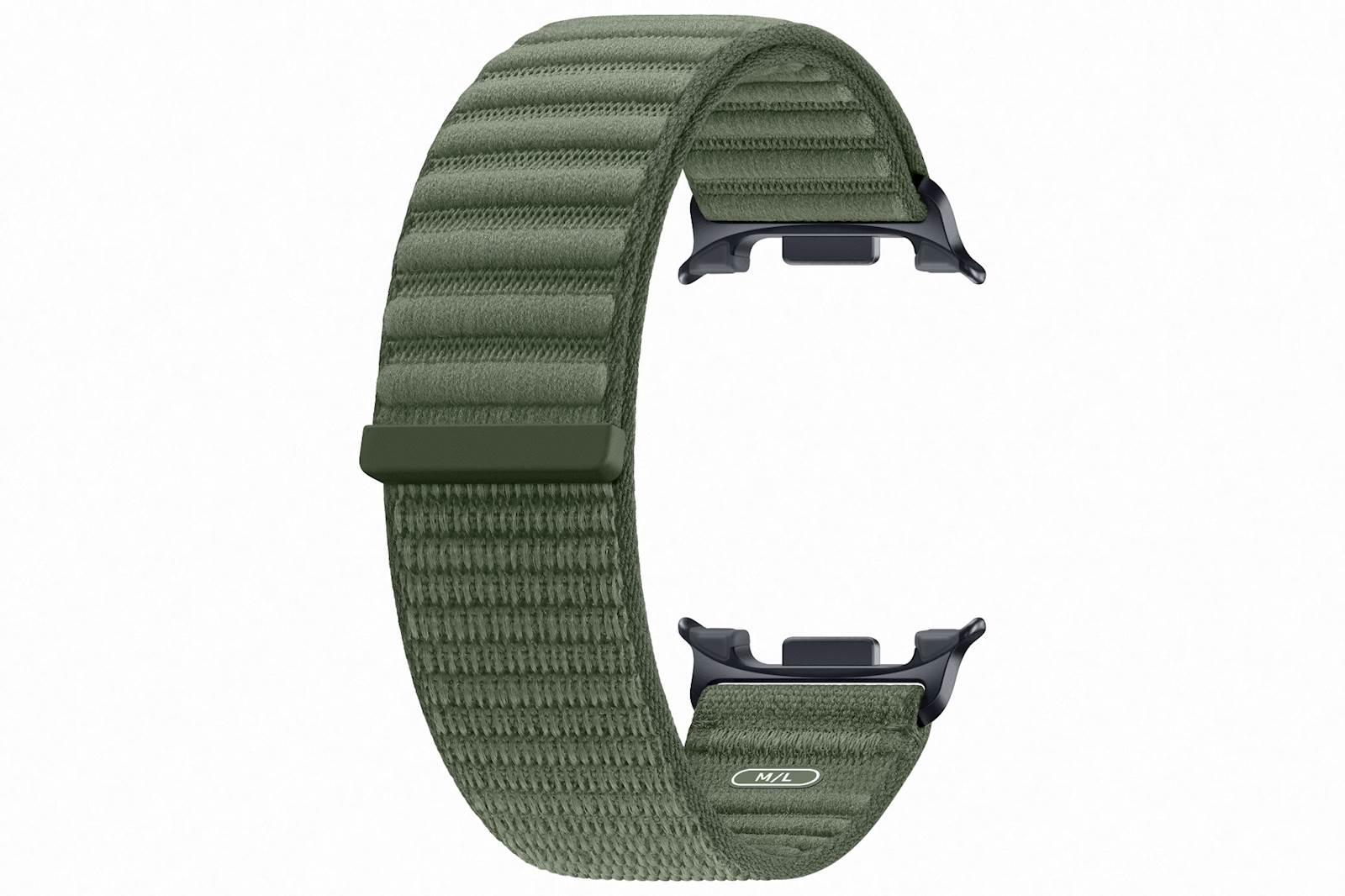 Tkan zelen pašček za Samsung Galaxy Watch9 - velikost M/L