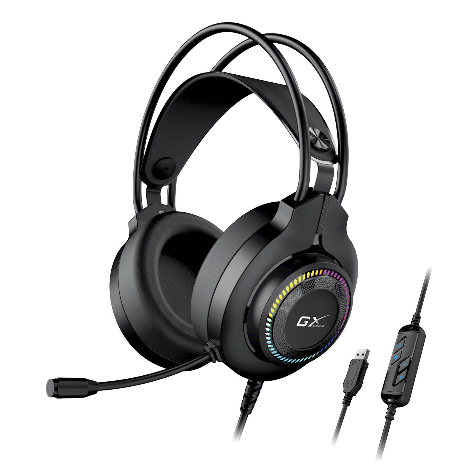 Genius gaming slušalke HS-GX580U črne