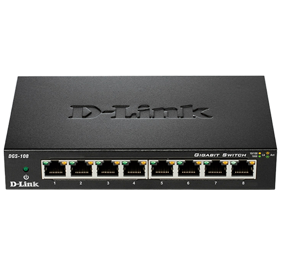 Mrežno stikalo D-Link DGS-108/E