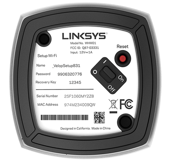 Brezžični usmerjevalnik Linksys VELOP WHW0102-EU