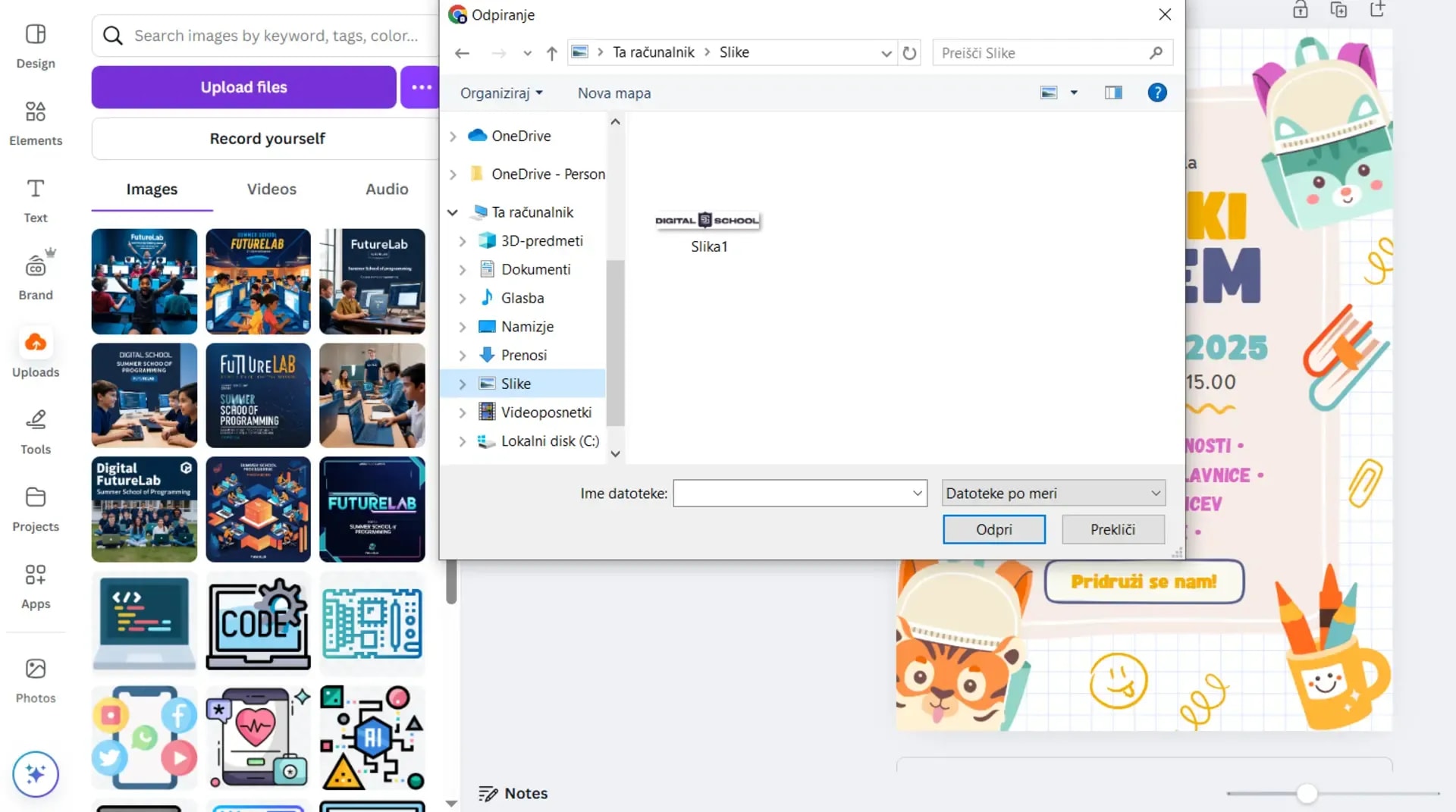 Canva vabilo
