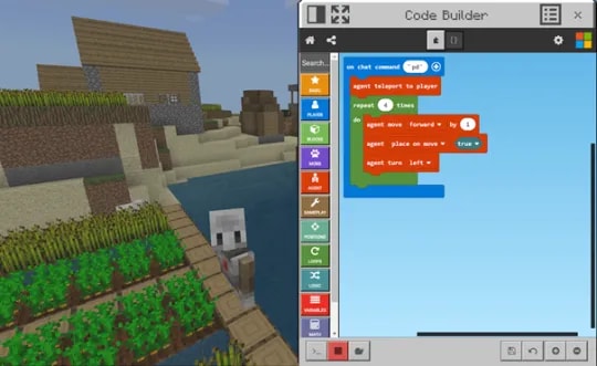 Programiranje v Minecraft