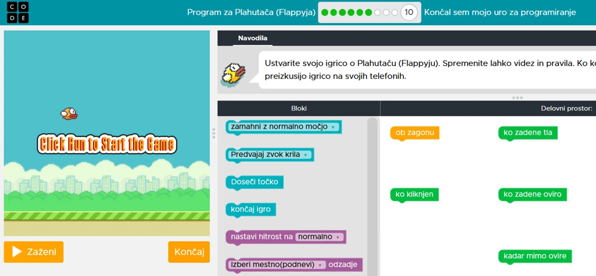 Spodbujanje programiranja